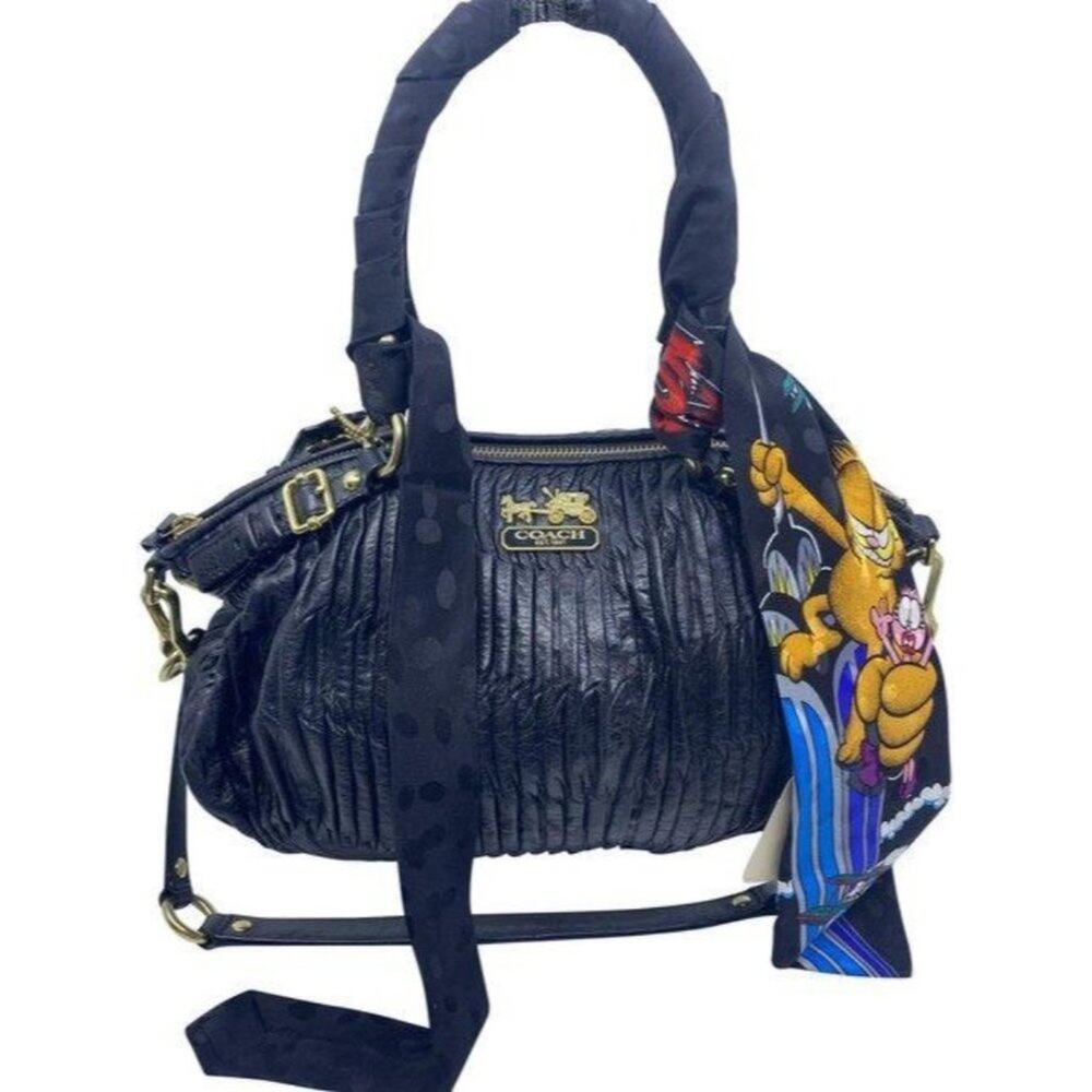 coach w w detachable specialty tie accent black sh